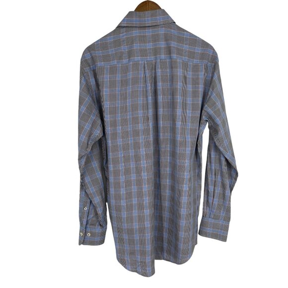 Peter Millar Long Sleeve Button Front Dress Shirt Size M - Picture 3 of 9